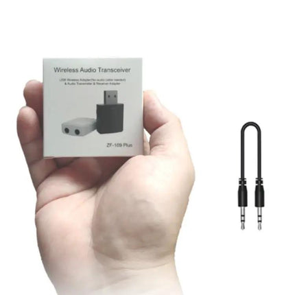 ZF-169 Plus Bluetooth 5.0 Car Audio USB Adapter 3 In 1