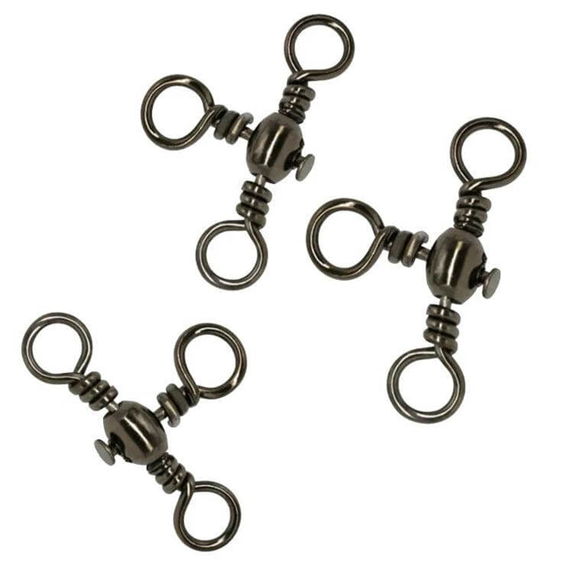 Bottle Shaped Three Pronged Swivel Fishing Ring Set 115 Pieces – stainless steel copper three-way swivels for building durable fishing rigs