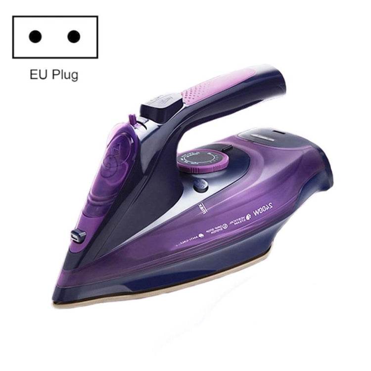 2400W Household Wireless Iron Handheld Steam Iron Garment Steamer,EU Plug, 2400W Purple, 2400W Green - Syndmart