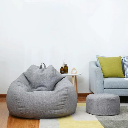 Removable Fabric Cover For Lazy Sofa Bean Bag Chair Large