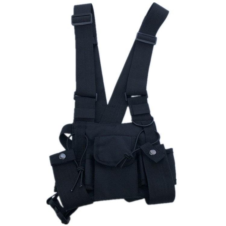 Tactical MTP-340 Walkie-Talkie Harness Vest with Adjustable Fit