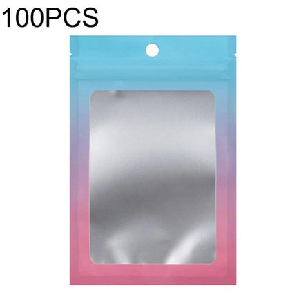 Aluminum Foil Ziplock Bags for Jewelry and Cable Storage - 7.5x10cm aluminized matte PET pouch, resealable travel bag pack