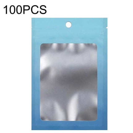 Aluminum Foil Ziplock Bags for Jewelry and Cable Storage - 7.5x10cm matte aluminized PET pouch, resealable travel bag for jewelry and cables