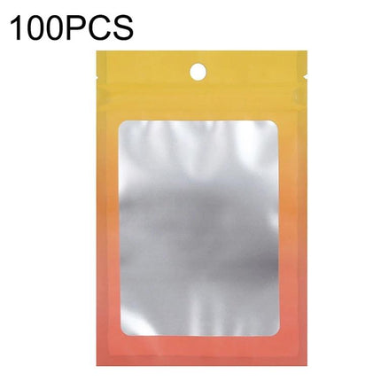 Aluminum Foil Ziplock Bags for Jewelry and Cable Storage - 7.5x10cm aluminized PET matte pouch, 100pcs, resealable travel jewelry and cable organizer