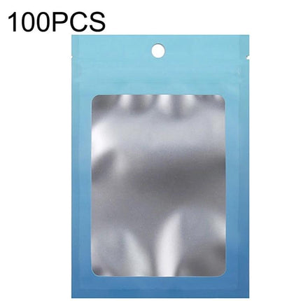 Aluminum Foil Ziplock Bags for Jewelry and Cable Storage – 7.5x10cm aluminized matte PET pouch with resealable zip and hang hole