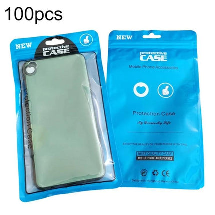 Self-Sealing Pearl Bags for Phone Case Packaging in Various Colors - blue protective case packaging pouch for mobile phone accessories