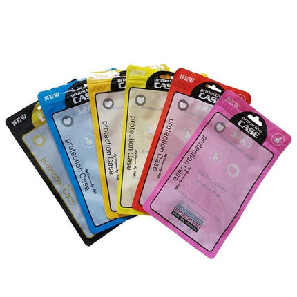 Self-Sealing Pearl Bags for Phone Case Packaging in Various Colors - assorted colored OPP CPP pearl zip packaging for phone cases