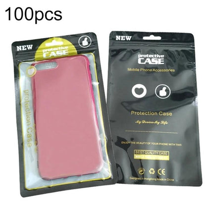Self-Sealing Pearl Bags for Phone Case Packaging in Various Colors - clear colored OPP CPP pearl pouch holding pink phone case
