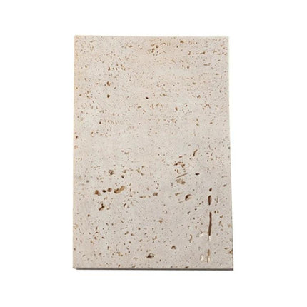 Set of Cave Stone Jewelry Display Stands for Photography - single rectangular natural stone slab with porous texture for jewelry photos