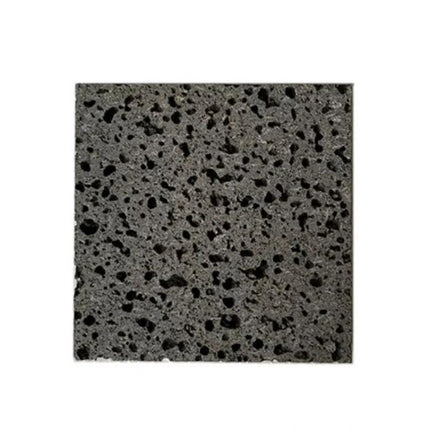 Set of Cave Stone Jewelry Display Stands for Photography - square dark porous stone photography prop with natural textured surface