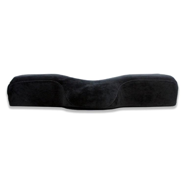 Luxury Memory Foam Eyelash Support Cushion with Pressure-Relief Design Black