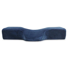 Luxury Memory Foam Eyelash Support Cushion with Pressure-Relief Design Dark Blue