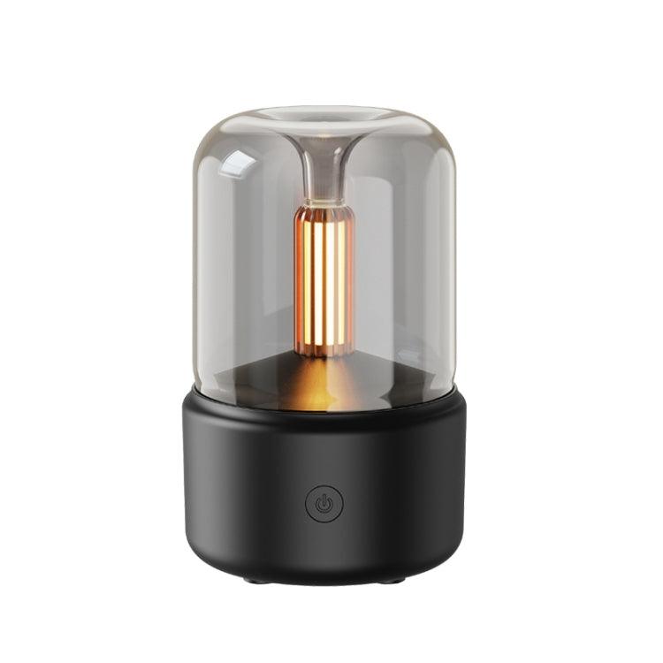 Candlelight-Inspired Aroma Diffuser and Humidifier with Night Light - 120ML USB Model