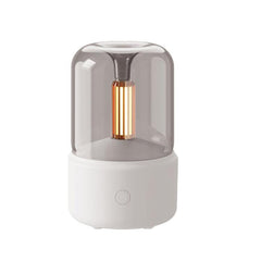 Candlelight-Inspired Aroma Diffuser and Humidifier with Night Light - 120ML USB Model