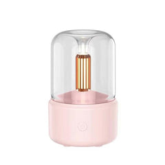 Candlelight-Inspired Aroma Diffuser and Humidifier with Night Light - 120ML USB Model