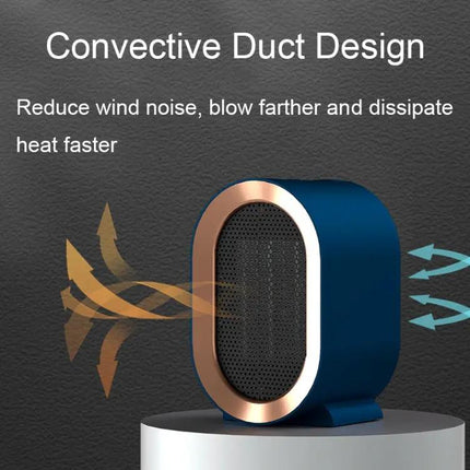 Compact Desktop Space Heater For Small Rooms White
