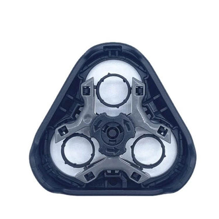 Carmen Bracket For Philips Shaver Series Easy Daily Use - black triangular bracket holding three shaver heads upright for S1000 series