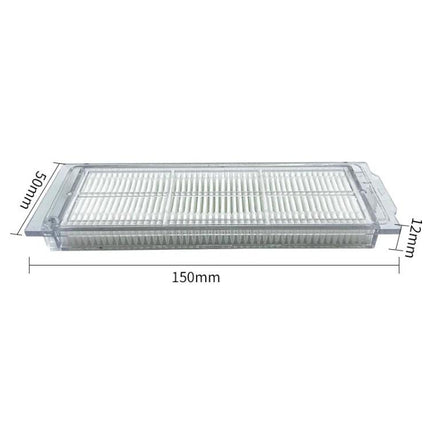 Replacement Kit for Xiaomi Mijia MJSTP Vacuum Cleaner Accessories - rectangular HEPA filter 150x50x12mm replacement for home cleaning