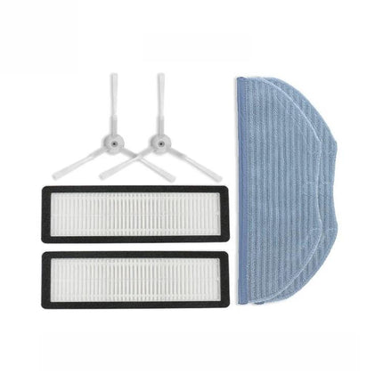Xiaomi Mijia Vacuum Cleaner Filter and Brush Replacement Set showing HEPA filters, side brushes and mop cloth for STFCR01SZ