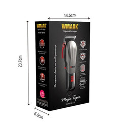 Rechargeable WMARK NG-115 Electric Hair Clippers with EU Plug and Adjustable Blades