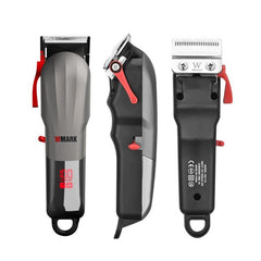 Rechargeable WMARK NG-115 Electric Hair Clippers with EU Plug and Adjustable Blades