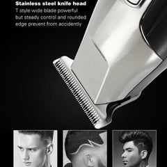 WMARK C24-HC011 Rechargeable LED Hair Clipper with USB Engraving and EU Plug