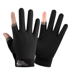 Versatile Non-Slip Fishing Gloves with Sunscreen Protection - 1 Pair QX0008