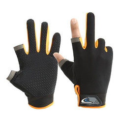 Versatile Non-Slip Fishing Gloves with Sunscreen Protection - 1 Pair QX0008