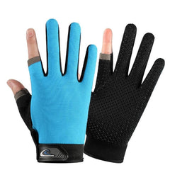 Versatile Non-Slip Fishing Gloves with Sunscreen Protection - 1 Pair QX0008