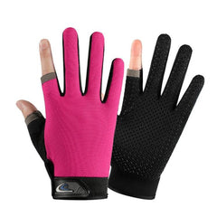 Versatile Non-Slip Fishing Gloves with Sunscreen Protection - 1 Pair QX0008