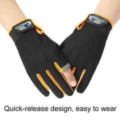 Versatile Non-Slip Fishing Gloves with Sunscreen Protection - 1 Pair QX0008