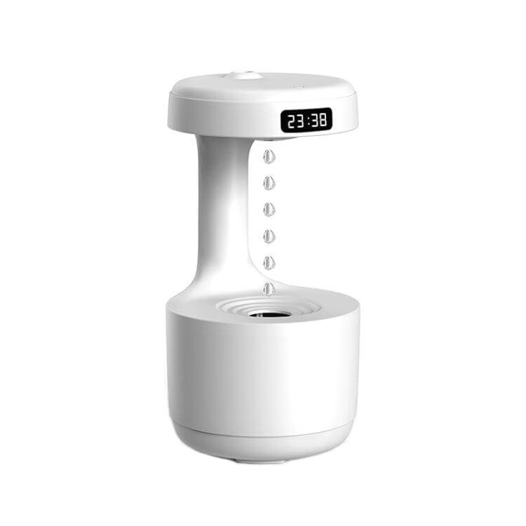 Smart LED Anti-Gravity Humidifier with Water Drop Design