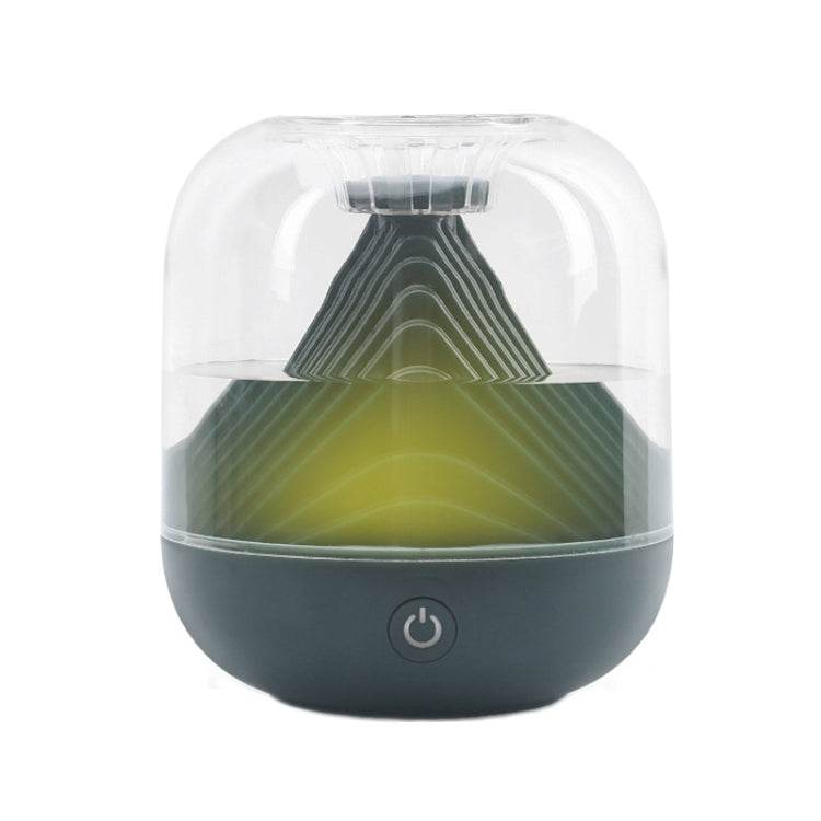 FX-039 USB Charging Ambient Light Humidifier Mountain Mini Wireless Humidifier, Green, White, Wine Red - Syndmart