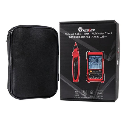 Rechargeable Network Cable Tester for Wire Tracking and POE Testing