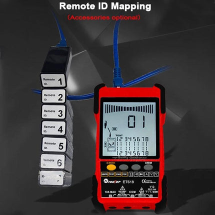 Rechargeable Network Cable Tester for Wire Tracking and POE Testing