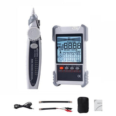 Rechargeable Multi-Function Cable Tester with Adjustable Wire Tracking and PoE Testing