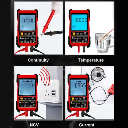 Rechargeable Network Cable Tester for Wire Tracking and POE Testing