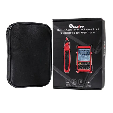 Rechargeable Network Cable Tester for Wire Tracking and POE Testing