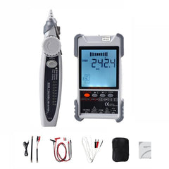 Rechargeable Multi-Function Cable Tester with Adjustable Wire Tracking and PoE Testing