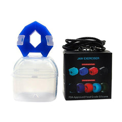 Silicone Facial Muscle Trainer Ball with Adjustable Snap Tape - Random Color Delivery