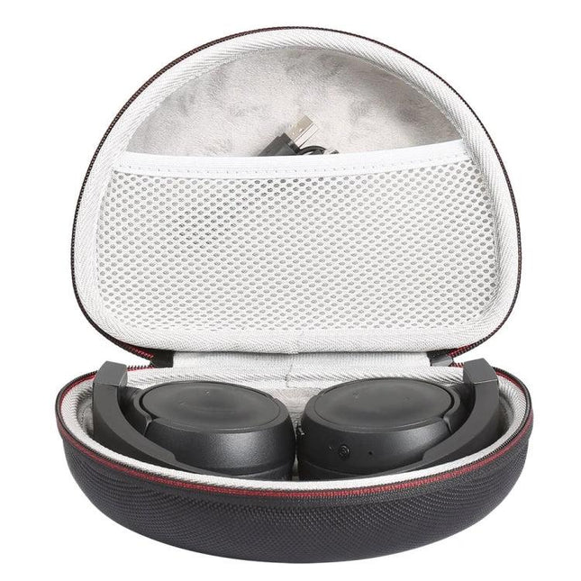 JBL Headphone Case for Daily Travel and Home Storage - hard shell case with headphones and mesh pocket for cables