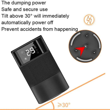 N8 Table Heater For Indoor Use With Tip Over Safety Cutoff