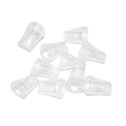Replacement Mouthpieces for AT68 Breathalyzer, 10-Pack - clear disposable replacement mouthpieces arranged for hygiene and easy swap