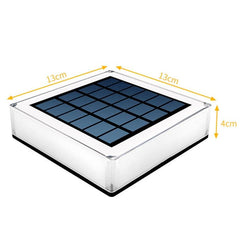 Lámpara de cabeza de columna solar para exteriores TS-S5306, IP68, resistente al agua, para jardín y césped. Estilo: