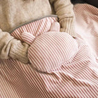 72x115cm Pink Rabbit Stripes / Pink Rabbit Stripes