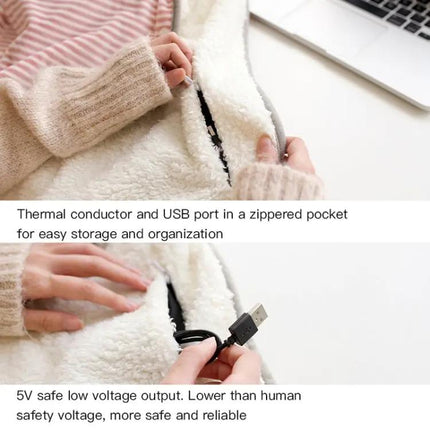 USB Body Warmer Blanket 72x115cm For Office Or Home Use