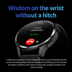 Smart Bluetooth Calling Watch with Heart Rate, Blood Oxygen Monitoring & NFC – 1.28 Inch Screen