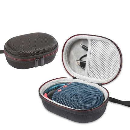 JBL Compact Speaker Carry Bag For Travel And Home Storage with EVA shell, plush interior for hiking and commuting