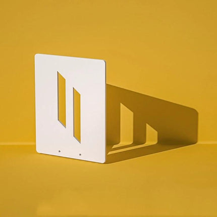 Light Shadow Board for Still Life and Portrait Photography showing white rectangular board creating defined cutout shadows on a yellow background, waterproof prop