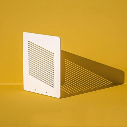 Light Shadow Board for Still Life and Portrait Photography — white board casting striped shadow on yellow background, waterproof photography prop